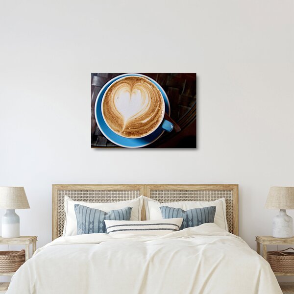 Kép - Latte Art (üvegen) (70x50 cm)