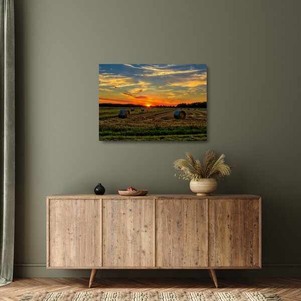 Kép - Falusi csomagok (üvegen) (70x50 cm)