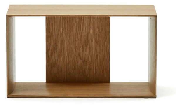 Natúr színű moduláris polcrendszer tölgyfa dekorral 67x38 cm Litto – Kave Home
