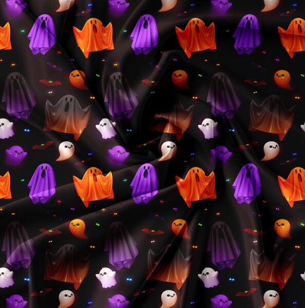 SPOOKY SOIREE fekete mikroszálas ágyneműhzat Ágyneműhuzat mérete: 2 db 70 x 80 cm | 160 x 200 cm