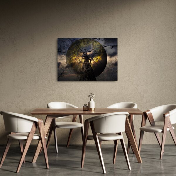 Kép - Titokzatos ég (üvegen) (70x50 cm)