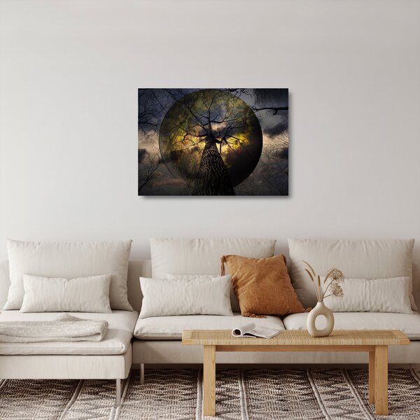 Kép - Titokzatos ég (üvegen) (70x50 cm)