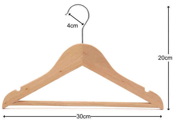 30cm Natúr Gyerek Fa Vállfa