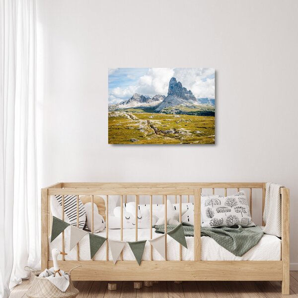 Kép - Olasz Dolomitok (üvegen) (70x50 cm)