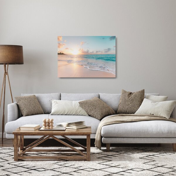 Kép - Álom tengerpart (üvegen) (70x50 cm)
