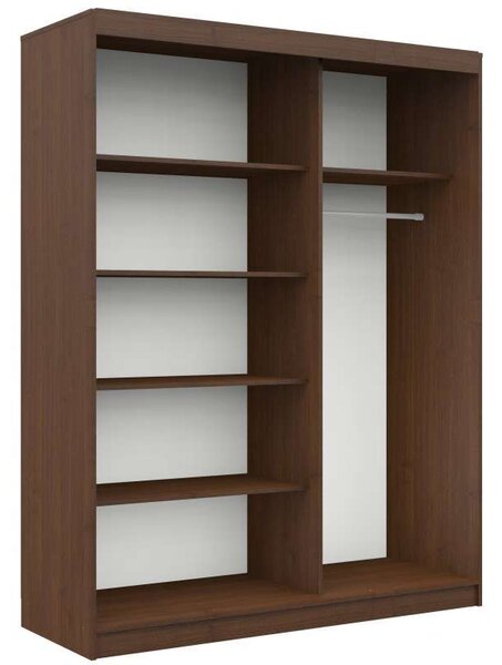 Tolóajtós Szekrény P200_150 - wenge-sonoma