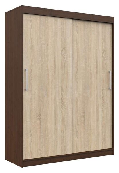 Tolóajtós Szekrény P200_150 - wenge-sonoma