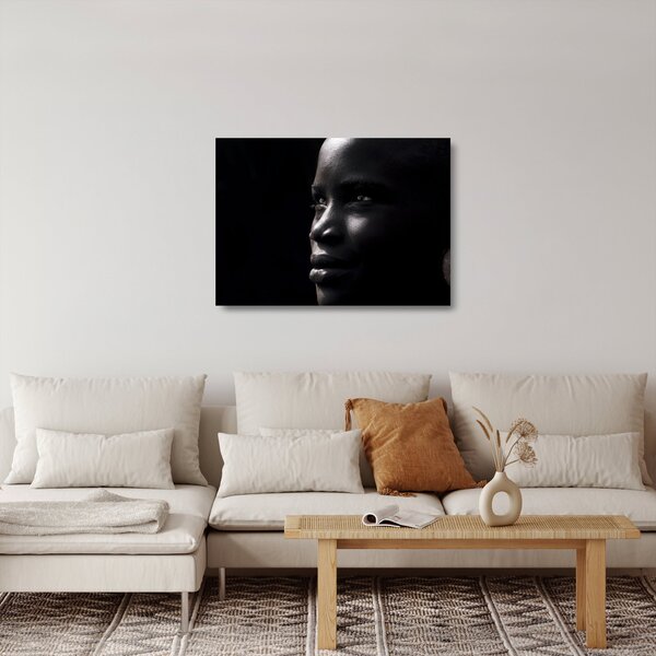 Kép - Afrikai nő (üvegen) (70x50 cm)