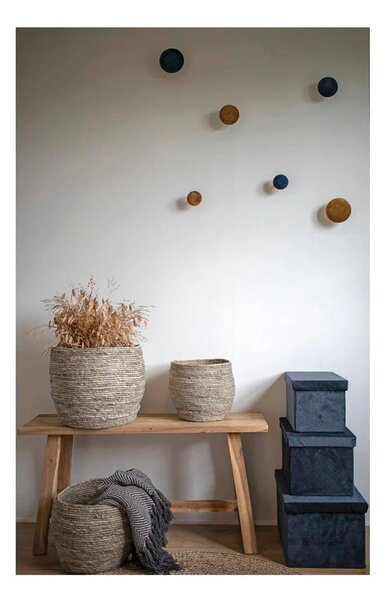 Barna tömörfa kerti pad Barcelona – House Nordic