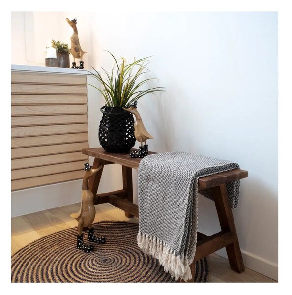 Barna tömörfa kerti pad Barcelona – House Nordic