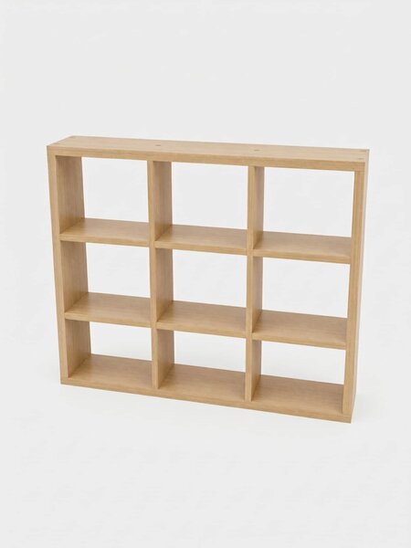 Sinsay - Háromszintes polcos állvány elválasztókkal - bézs