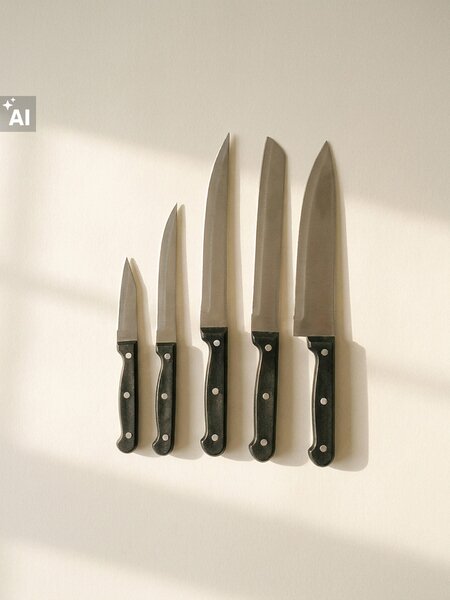 Sinsay - Konyhakéskészlet 5 pack - fekete
