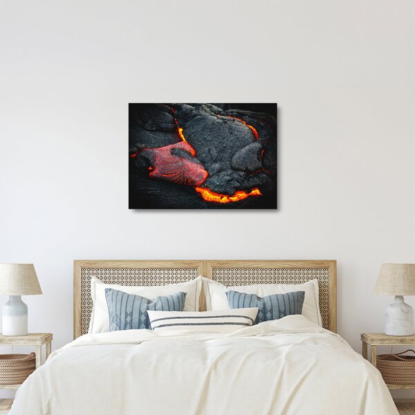 Kép - Láva (üvegen) (70x50 cm)