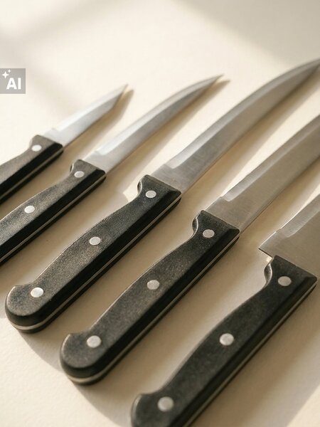 Sinsay - Konyhakéskészlet 5 pack - fekete