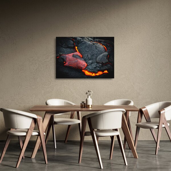 Kép - Láva (üvegen) (70x50 cm)