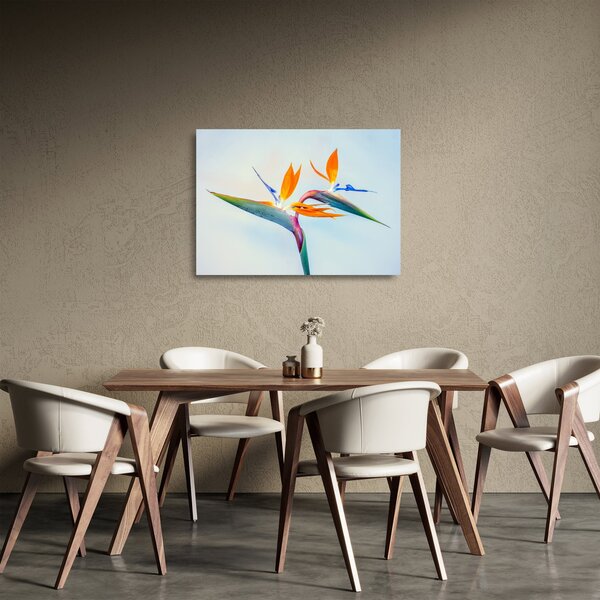 Virág képe (üvegen) (70x50 cm)