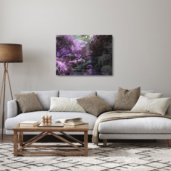 Kép - Misztikus kert (üvegen) (70x50 cm)