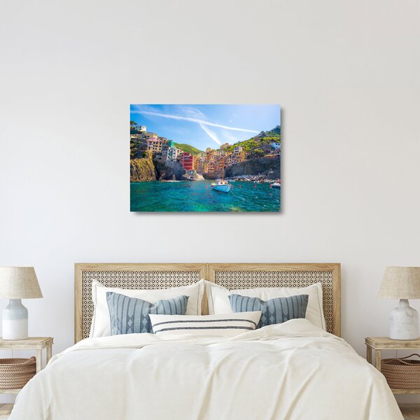 Kép - A Földközi tengeren (üvegen) (70x50 cm)