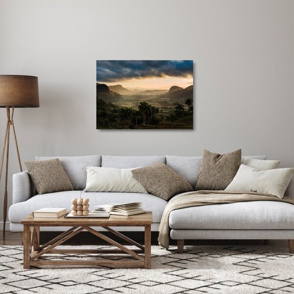 Kép - Kubai csúcsok (üvegen) (70x50 cm)