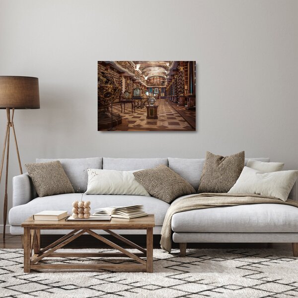 Kép - Prága Clementinum (üvegen) (70x50 cm)