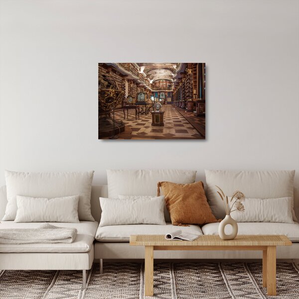 Kép - Prága Clementinum (üvegen) (70x50 cm)