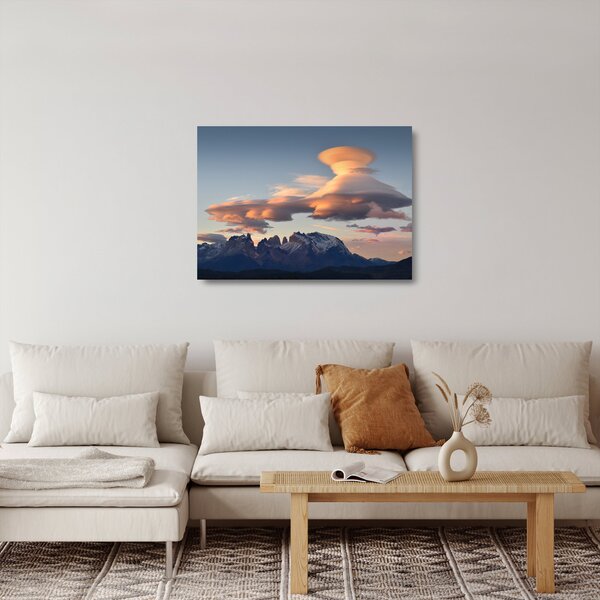 Kép - Varázslatos ég (üvegen) (70x50 cm)