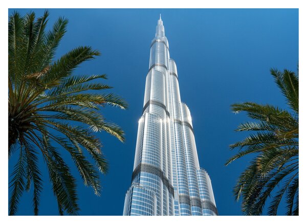 Kép - Burj Khalifa (üvegen) (70x50 cm)