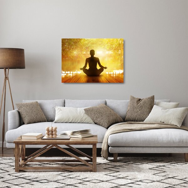 Kép - Meditáció (üvegen) (70x50 cm)