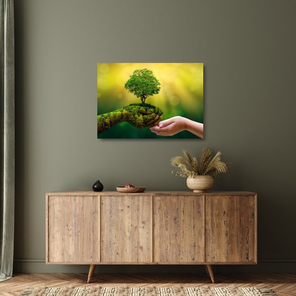 Kép - anyaország (üvegen) (70x50 cm)