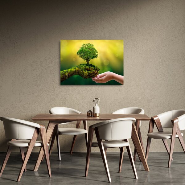 Kép - anyaország (üvegen) (70x50 cm)
