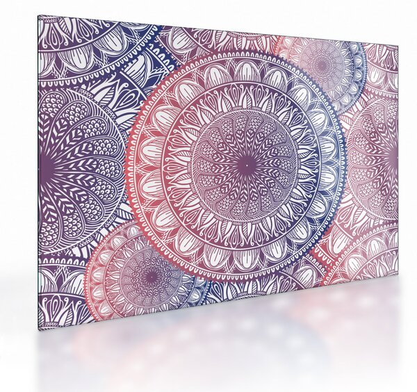 Mandala kép (üvegen) (70x50 cm)