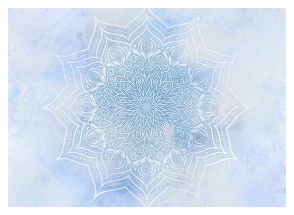 Kép - Téli mandala (üvegen) (70x50 cm)
