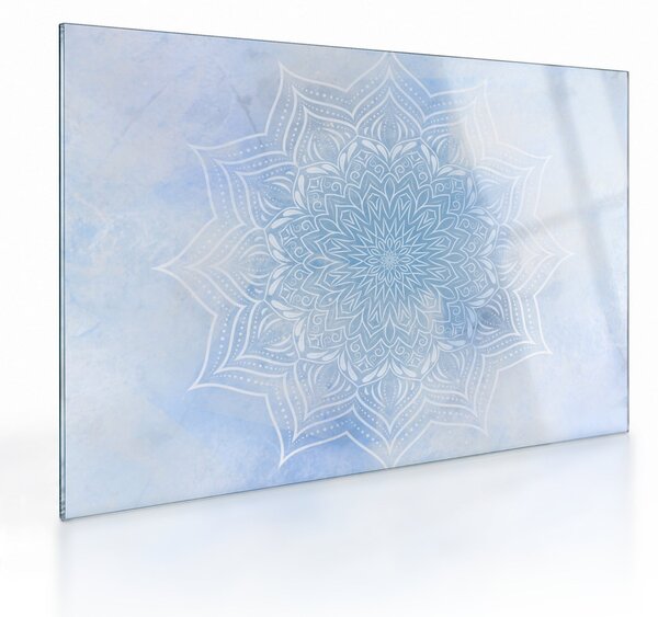 Kép - Téli mandala (üvegen) (70x50 cm)