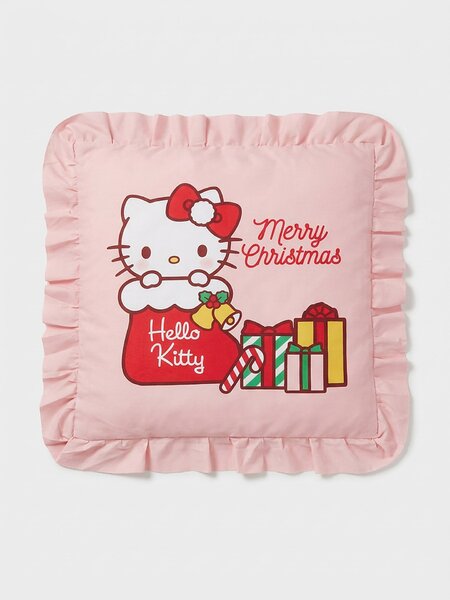 Sinsay - Karácsonyi dekoratív párnahuzatok fodorral Hello Kitty 2 pack - piros