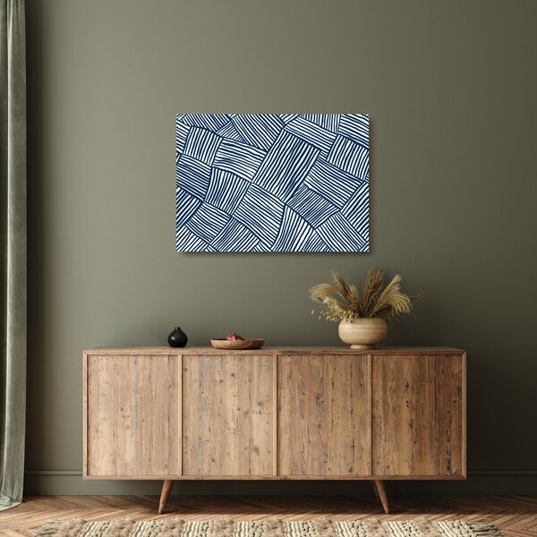 Kép - 3D vonal (üvegen) (70x50 cm)