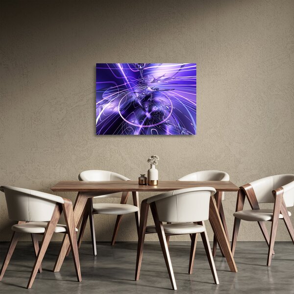 A technikai absztrakció képe (üvegen) (70x50 cm)