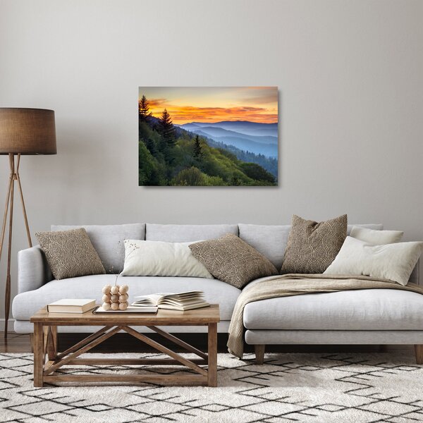 Kep - Vörös hajúak a hegyekben (üvegen) (70x50 cm)