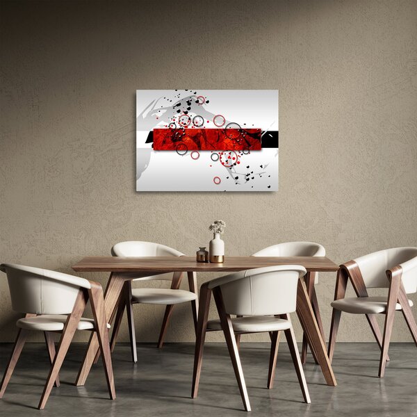 Az absztrakció képe (üvegen) (70x50 cm)