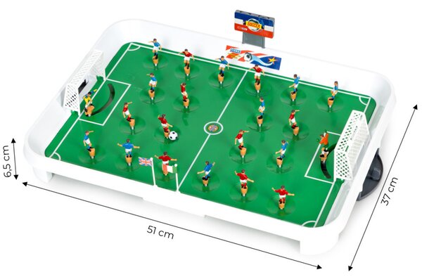 Mini csocsóasztal 22 játékossal