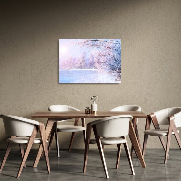 Kép - Fagyos tél (üvegen) (70x50 cm)