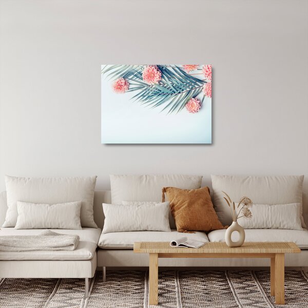A csokor képe (üvegen) (70x50 cm)