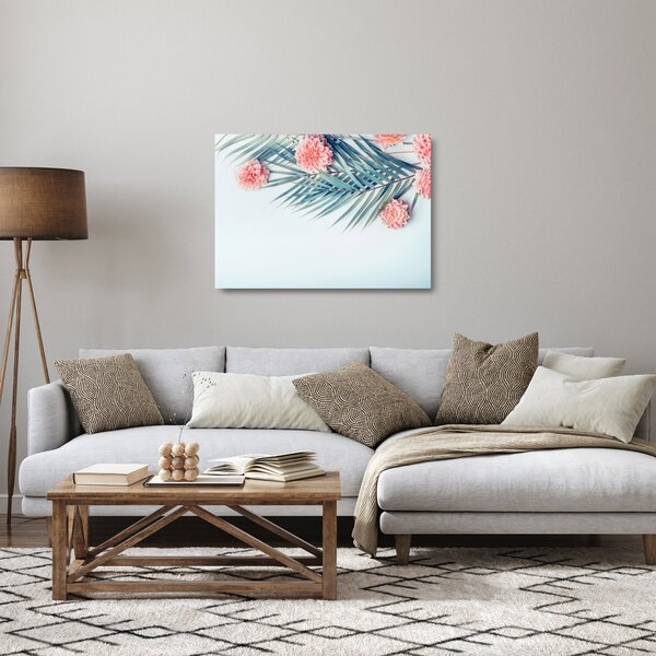 A csokor képe (üvegen) (70x50 cm)