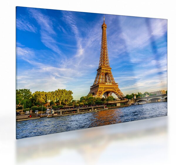 Kép - Eiffel-torony (üvegen) (70x50 cm)