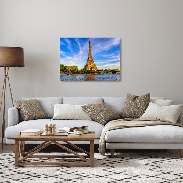 Kép - Eiffel-torony (üvegen) (70x50 cm)