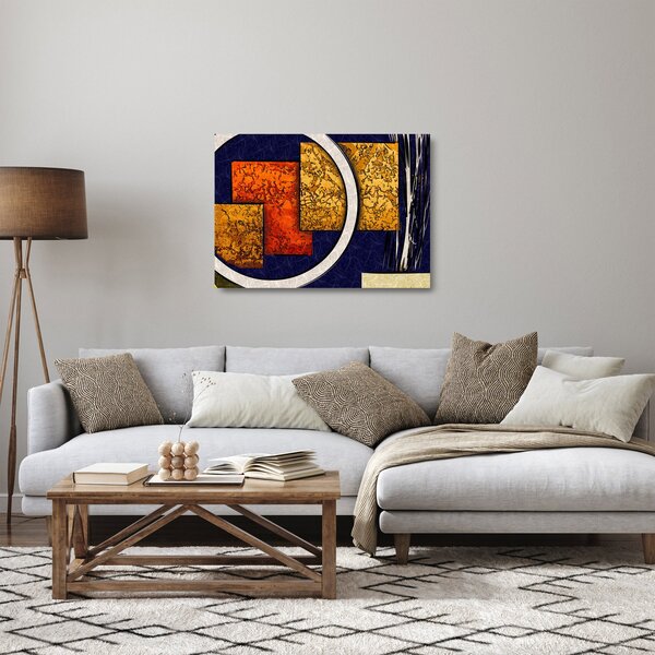 Az absztrakció képe (üvegen) (70x50 cm)
