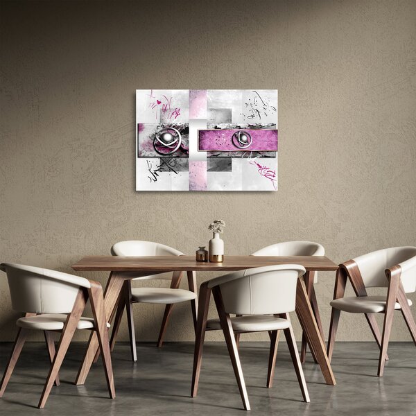 Az absztrakció képe (üvegen) (70x50 cm)
