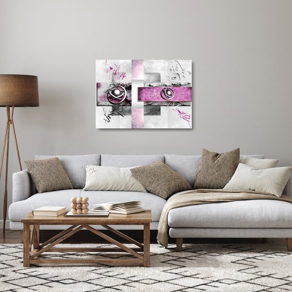 Az absztrakció képe (üvegen) (70x50 cm)