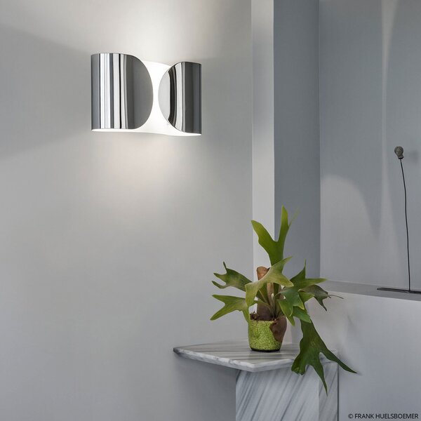 Fali Lámpa FLOS, FOGLIO, dimmable, Fémes, Nappali, Fém, Dizájn