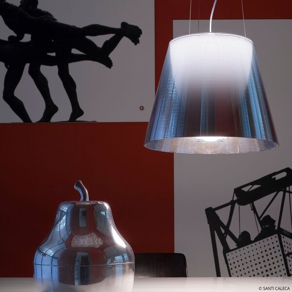 Függőlámpa FLOS, KTribe, dimmable, Szürke, Nappali, Műanyag, Dizájn