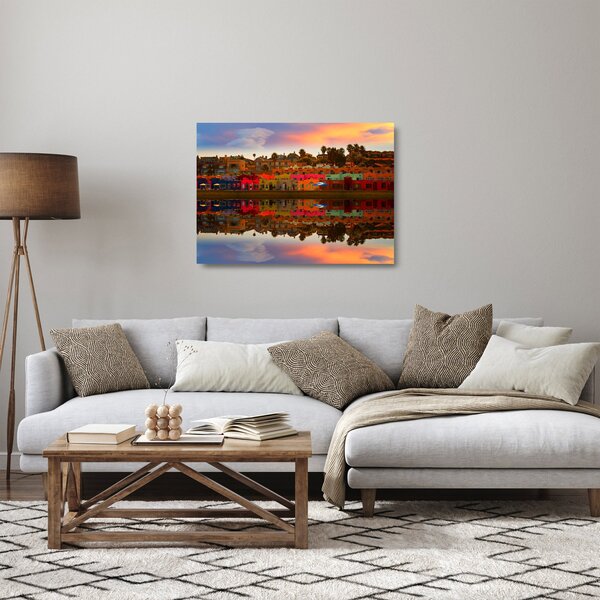 Kép - A nyári úszások helyszíne (üvegen) (70x50 cm)